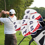 White Flag Stitching Magnet Iron Covers 10PCS