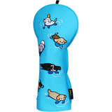 Dog Swimming Driver Golf Headcover