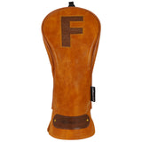 Brown Three Pieces Driver Golf Head Cover Set