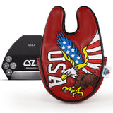 Red USA Eagle OZ.1 Mallet Putter Golf Headcover
