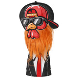 Mr. Black Cock Driver Golf Headcover