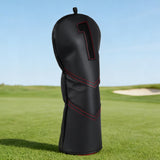 Black Driver Golf Head Covers