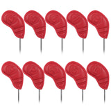 Blue Red Hexagon Iron Cover 10pcs（4-9，P,A,S,L）