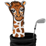 Brown Giraffe Driver Golf Head Covers