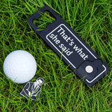 Michael Scott TWSS Golf Ball Marker Bottle Opener