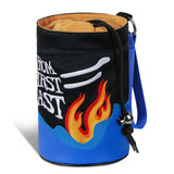 Rock Flame Golf Valuables Pouch with Drawstrings