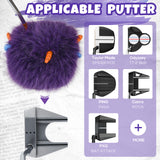 Funny Purple Monster Golf Mallet Putter Cover