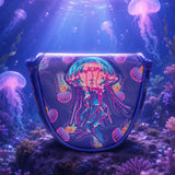 Colored Jellyfish Mallet Putter Golf Headcover