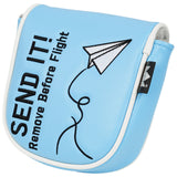 Paper Plane Send It 460cc Blue Mallet Putter Head Cover