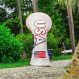 Camouflage USA Flag Embroidery Driver Golf Head Cover