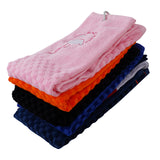Cotton Jacquard Waffle Embroidered Golf Towel
