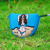 Hawaii Bikini Girl Mallet Putter Golf Head Cover