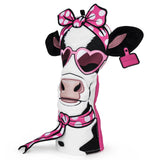 Miss White Plush Cow Driver Golf Headcover