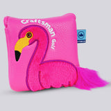 Rose Red Flamingo Putter Golf Head Covers