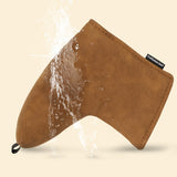 Solid Brown Widen Blade Putter Golf Headcover