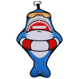 Double Side Shark Opening Golf Towel
