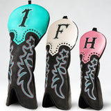 Classic Cowboy Boots Wood Golf Head Cover Set
