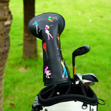 Golfer Driver Black Golf Headcover