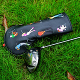Golfer Driver Black Golf Headcover
