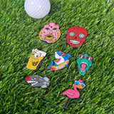 Donut Flamingo Beer Alien Golf Ball Marker
