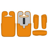 Custom Multi-Fit Magnetic Mallet Putter Headcover – L