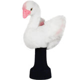 White Swan Plush Driver Animal Head Cover