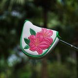 Azaleas Single Ear Mallet Putter Golf Headcover