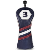 Classtic Dark Blue Number Driver Golf Headcover