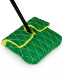 Green Mesh Embroidery Putter Golf Headcover