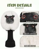 Suffolk Sheep Plush Driver Golf Headcover