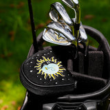 Tarot Card Blade (Widen)  Mallet Black Putter Golf Headcover
