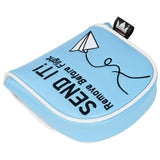 Paper Plane Send It 460cc Blue Mallet Putter Head Cover