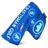 Dark Blue 3D Logo Putter Golf Head Cover