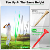 Colorful Wine Glass Plastic Golf Tee 50PCS