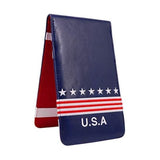 Custom USA Scorecard & Yardage Book Holder With Your Name