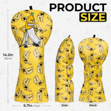 Banana Pattern Driver Golf Cover