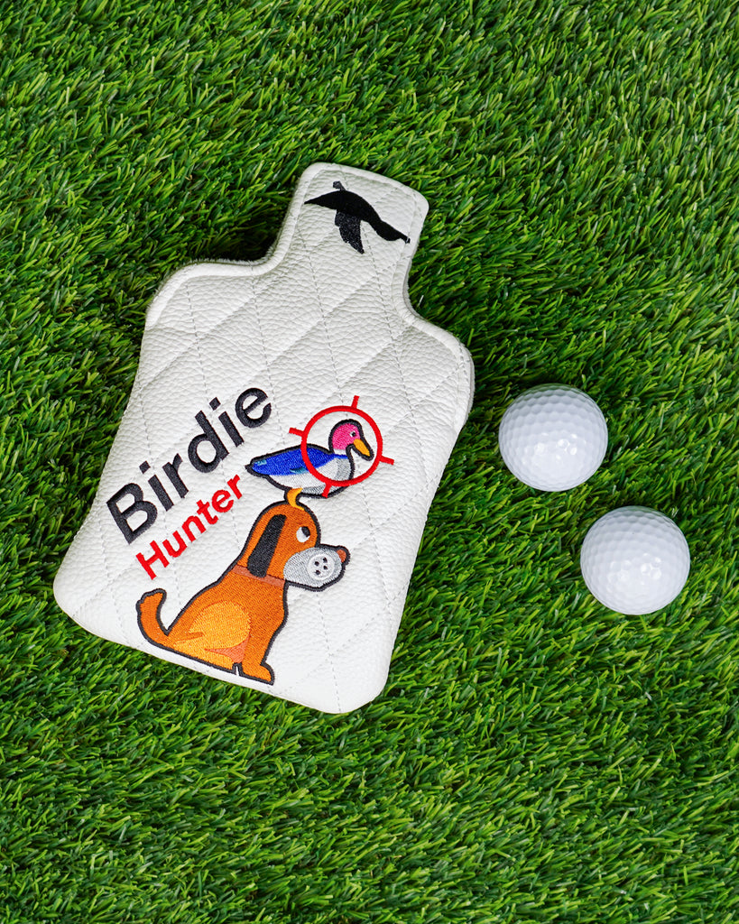White Birdie Hunter Square Putter Covers – Craftsman Golf