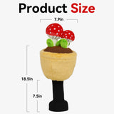 Potted Mushroom Plush Driver Golf Headcover