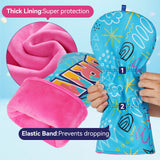 Blue PU Donut Driver Golf Headcover