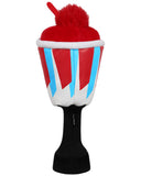 Red ICE Driver Plush Golf Head Cover with Sock