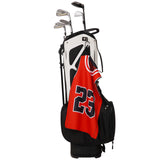 Red Double-sided Printing No. 23 Jersey Golf Towel