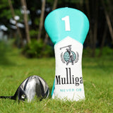 Mint-Colored Mulligan Driver Golf Headcover
