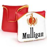 Red One More Time Mallet Putter Cover
