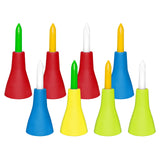 45mm Two-color Soft Rubber Golf Tee Mixing 50pcs