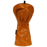 Brown Three Pieces Driver Golf Head Cover Set