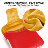 Red One More Time Mallet Putter Cover