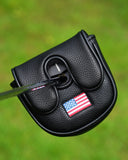 Black Embroidered USA Mallet Putter Cover for DF3