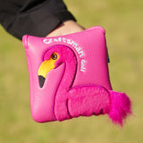 Rose Red Flamingo Putter Golf Head Covers