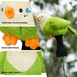 Green Parrot Driver Golf Headcover