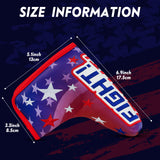 Fight USA Flag Blade Putter Golf Head Cover
